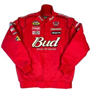 Vintage 90’s Chase Driver's Line NASCAR Dale Earnhardt Jr. Racing Jacket (Sz L)